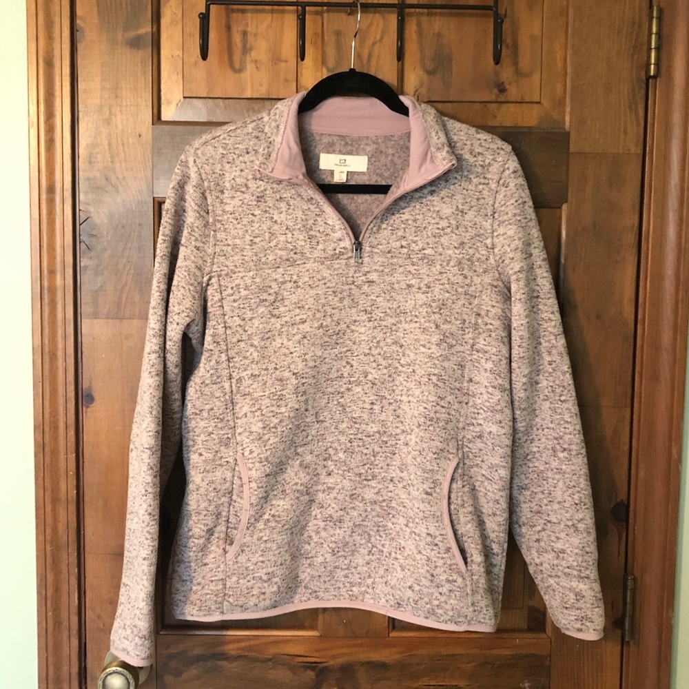 Thread & Supply Pink Quarter Zip